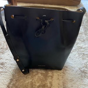 Mansur Gavriel Mini Bucket Bag Black